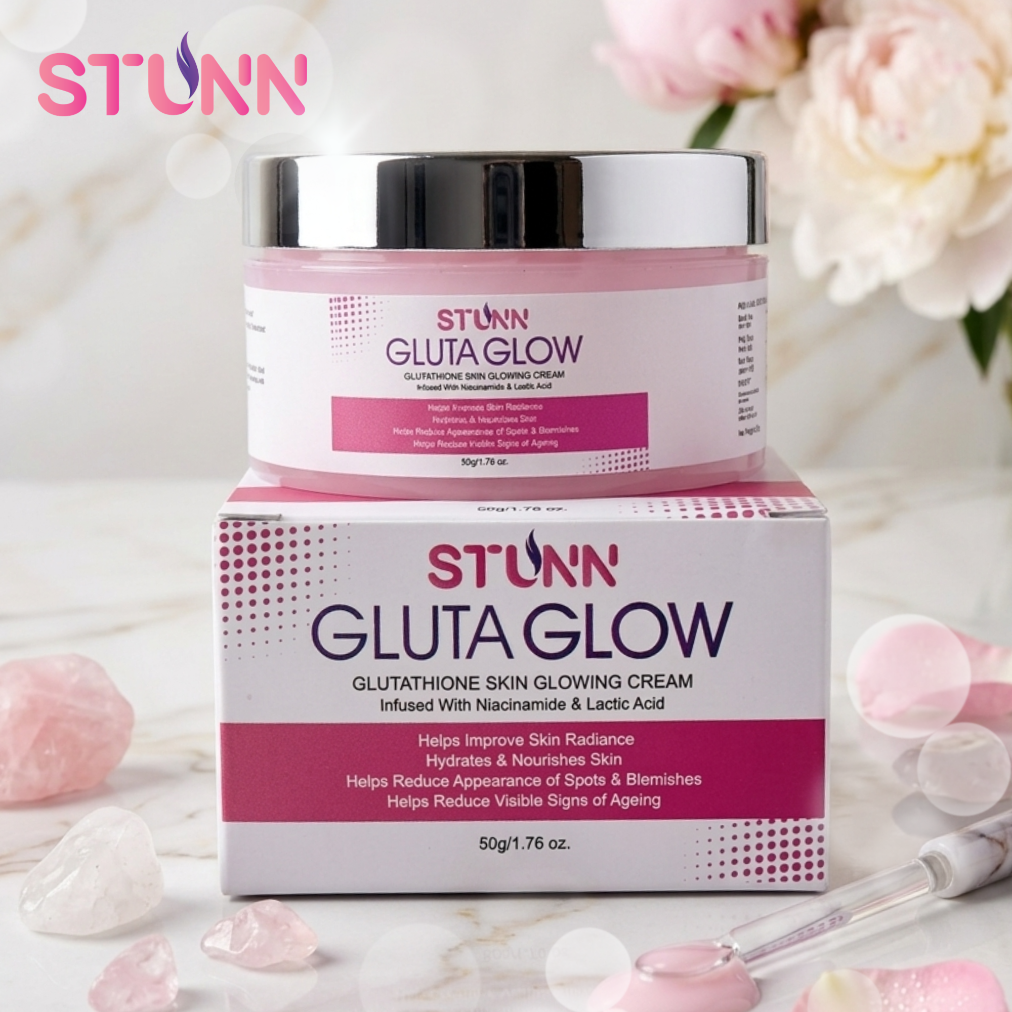 STUNN Gluta Glow Glutathione Skin Glowing Cream
