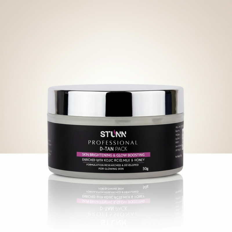 STUNN Professional D-Tan Pack – Skin Brightening & Glow Boosting Cream