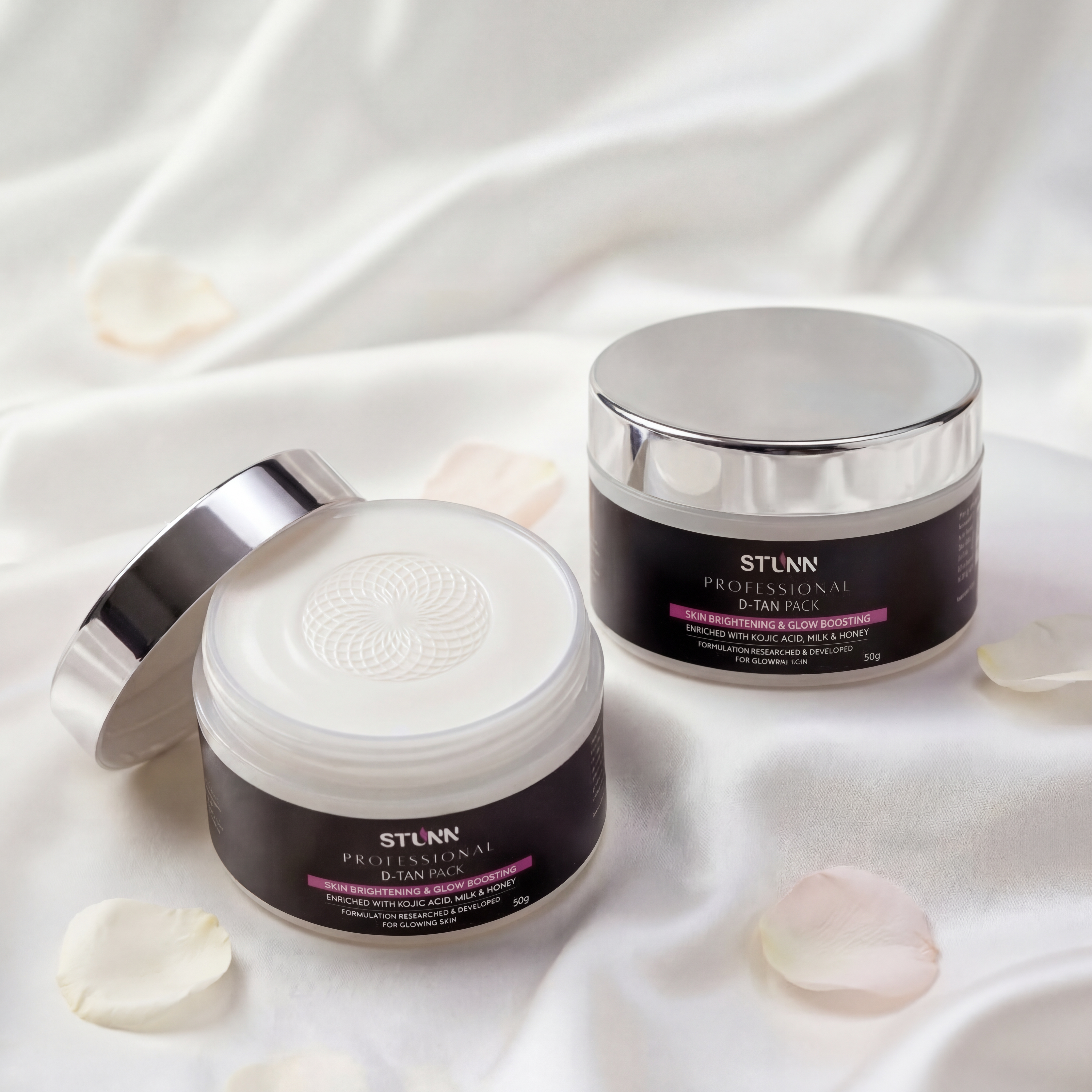 STUNN Professional D-Tan Pack – Skin Brightening & Glow Boosting Cream