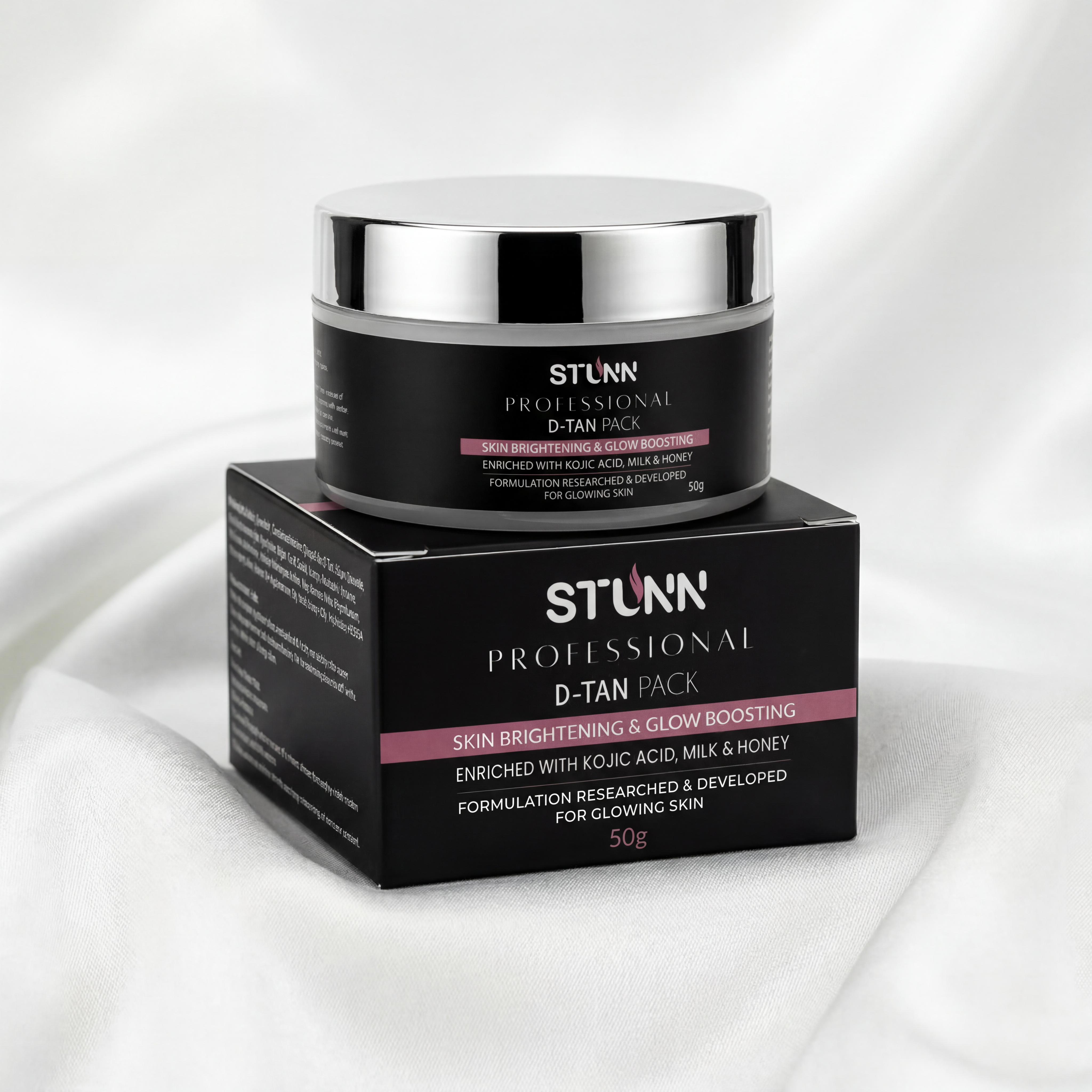STUNN Professional D-Tan Pack – Skin Brightening & Glow Boosting Cream