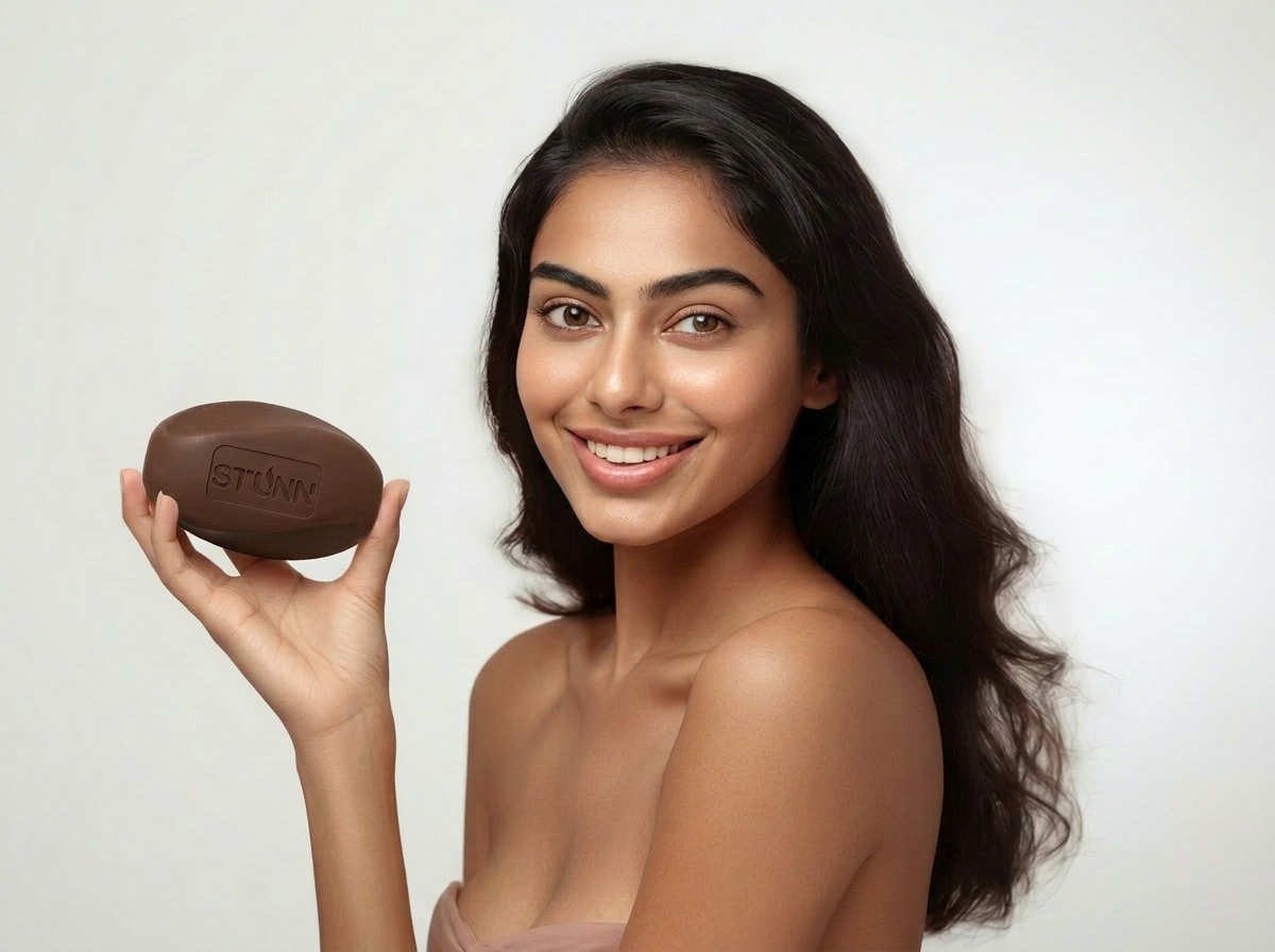 STUNN Gluta Glow Glutathione Skin Brightening Soap with Shea & Cocoa Butter